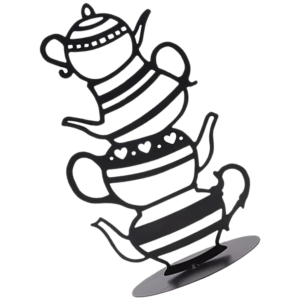 

Decorative Unique Decor Coffee Creative Desktop Decor Teapot Metal Table Decoration for Home Decoration Bar