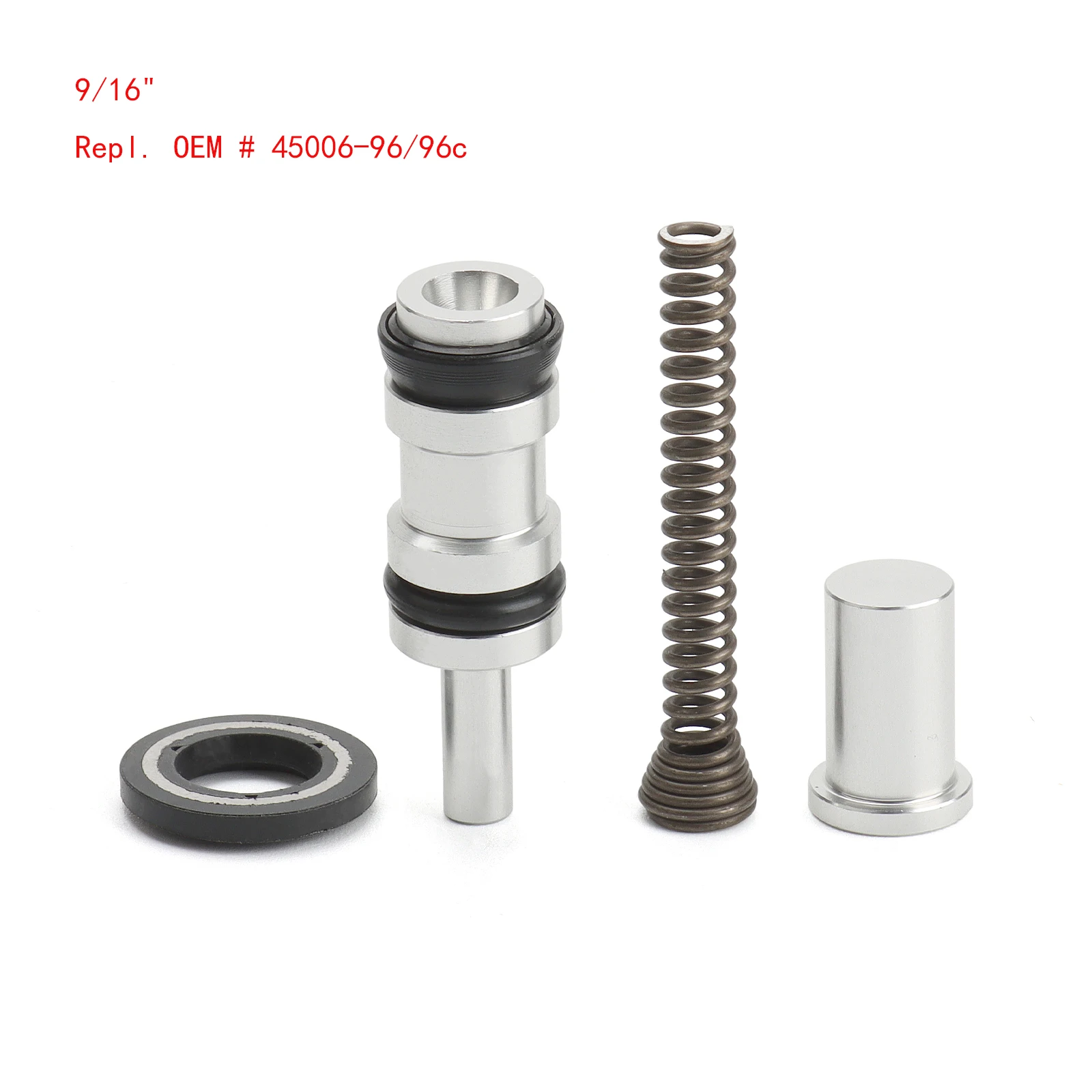 

Комплект для восстановления переднего главного цилиндра мотоцикла 11/16 '9/16' 3/4 "5/8" с двумя дисками для Harley, замена 45006-96/96c 5063-72 45072-87