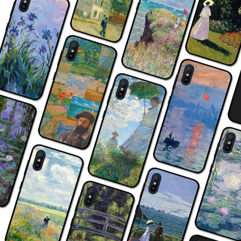 

Claude Monet Phone Case for Redmi 5 6 7 8 9 A 5plus K20 4X S2 GO 6 K30 pro