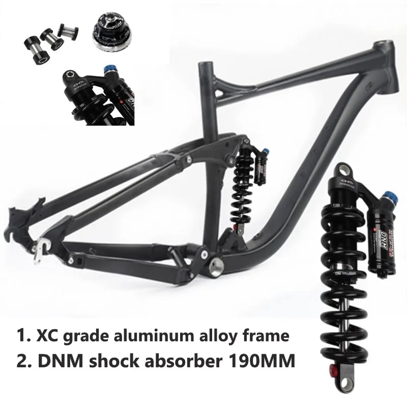 

2023 F.YUZHE XC Class Cross Country Full Suspension Mountain Bike Frame DH Downhill 27.5/29in*15/17/19/21cm MTB Suspension Frame