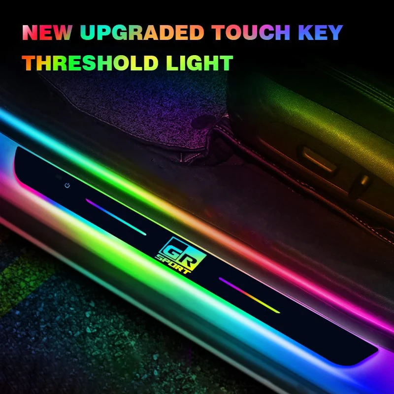 Автомобильная лампа приветствия двери с подсветкой на пороге и логотипом