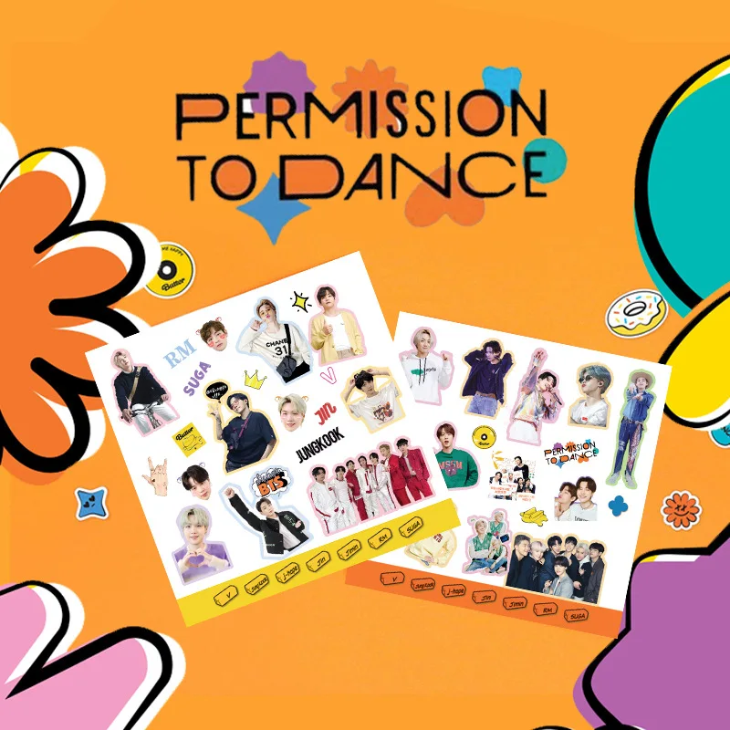 

Новинка 2022, наклейки Kpop на автомобильный шлем, холодильник, подарок «сделай сам», коллекция фанатов, 1 шт., оптовая продажа