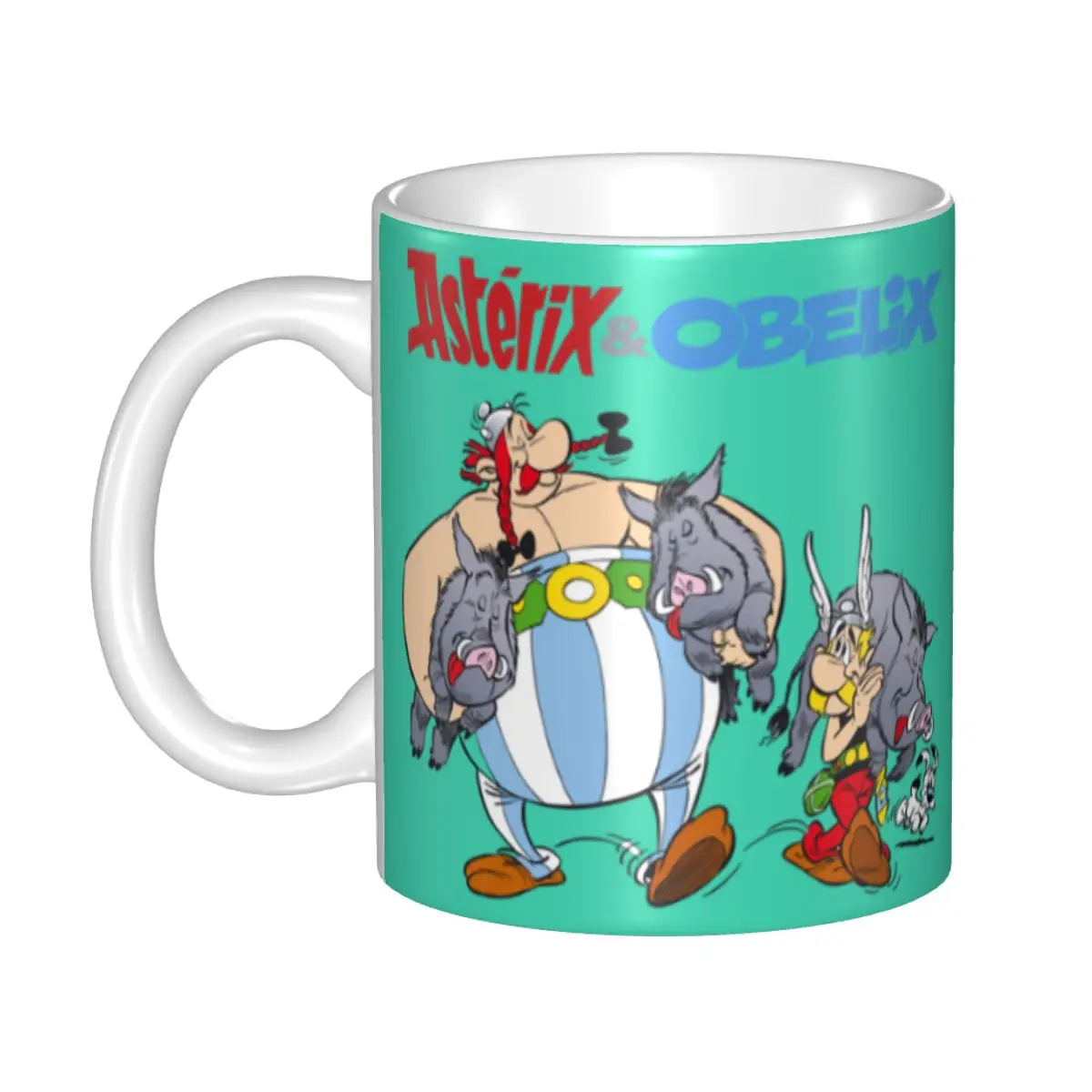 Модные Аниме кружки Asterix и Obelix персонализированные мультфильм Getafix керамическая