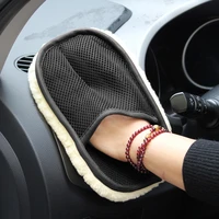 car styling soft wool car wash glove anti scratch auto cleaning glove motorcycle brush washer car care products cleaning tool