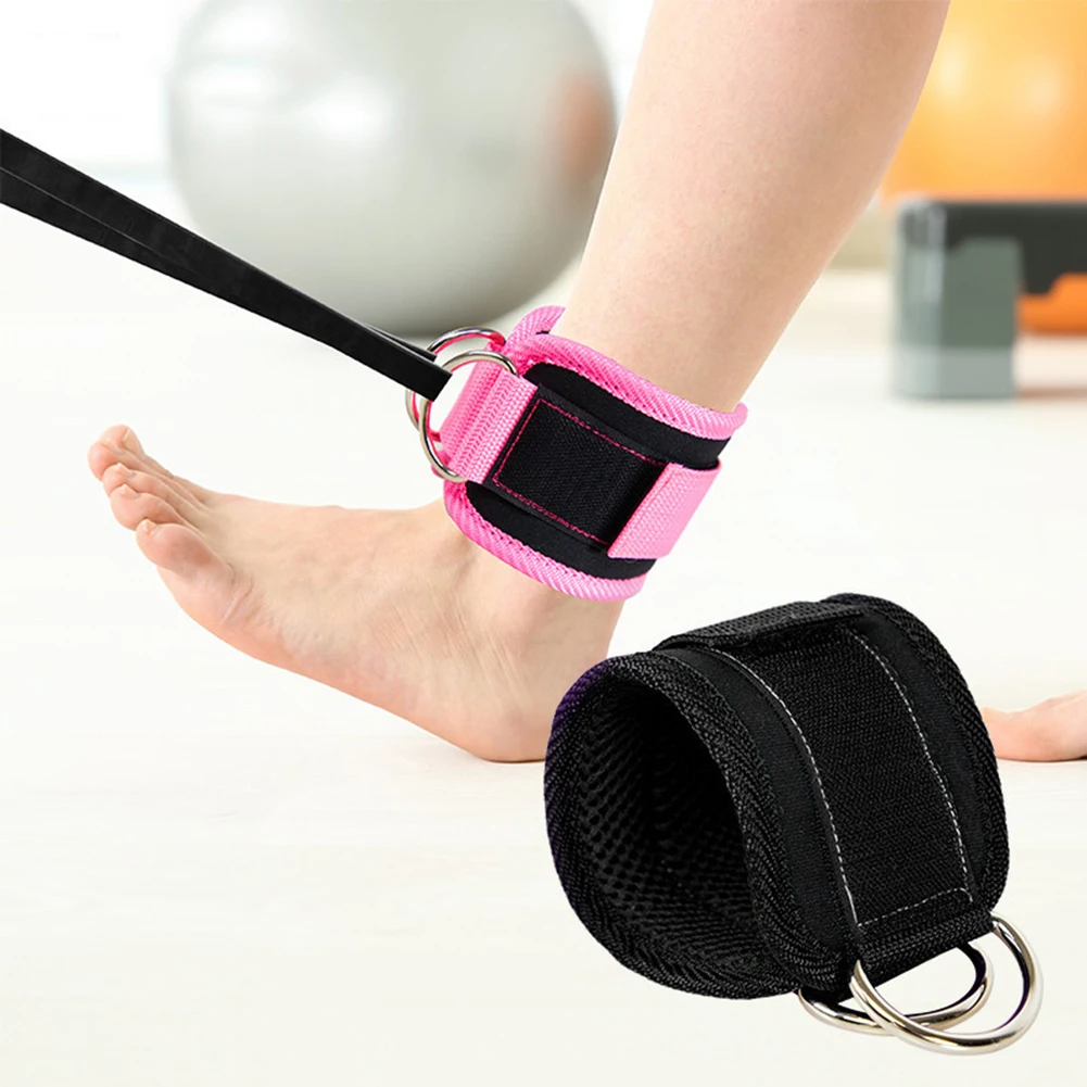 

Ремни для щиколотки для силовых нагрузок на ногу, D-образные ремни для поддержки ног, защитные манжеты для щиколотки, для тренировок в тренаж...