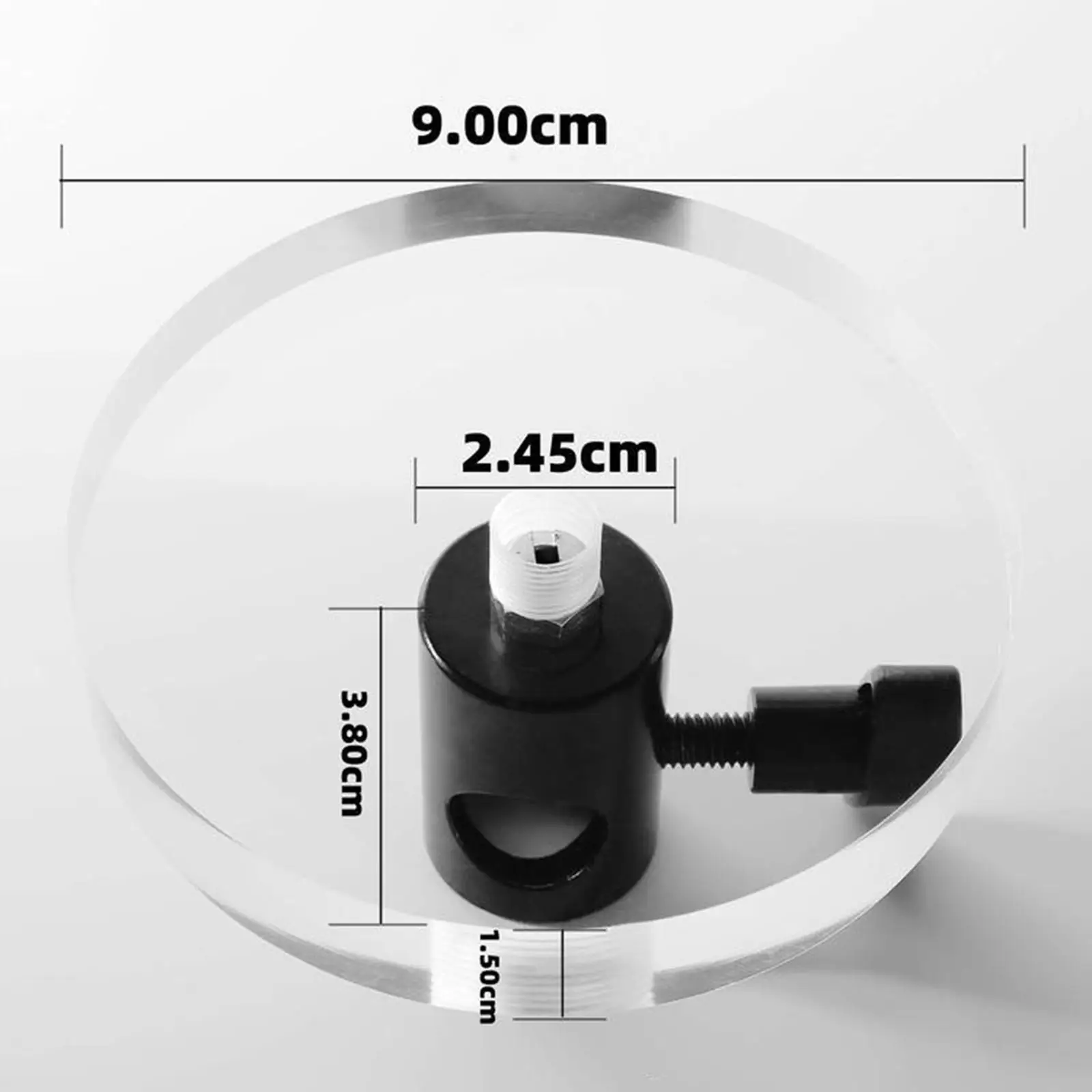 Круглая акриловая подставка для дисплея органайзер с резьбой акриловый блок