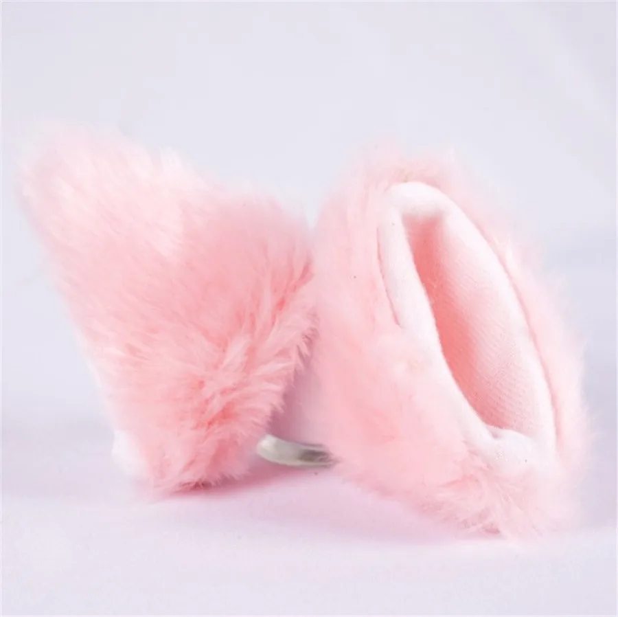 

Flush Cat Ears Car Helmet Decor Accessory Cat Ears Ornament Hook-and-loop Motorcycle Helmet Replaces