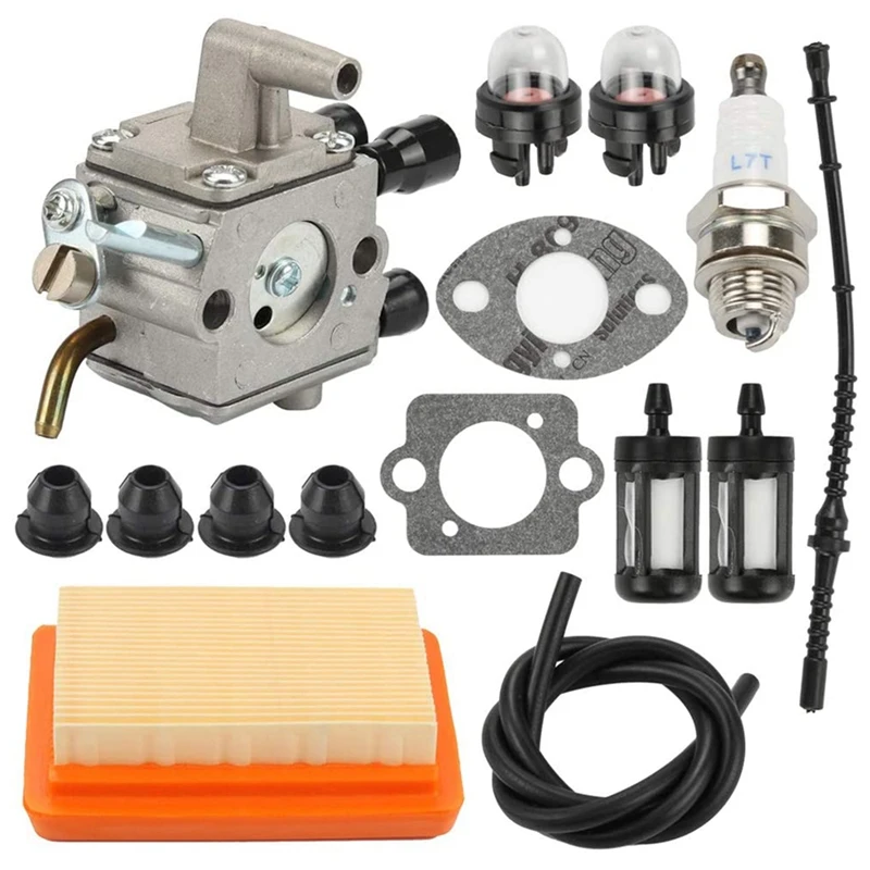 Комплект воздушного фильтра карбюратора для Stihl FS120 FS200 FS250 FS300 FS350 FR350 FR450 FR480 замена