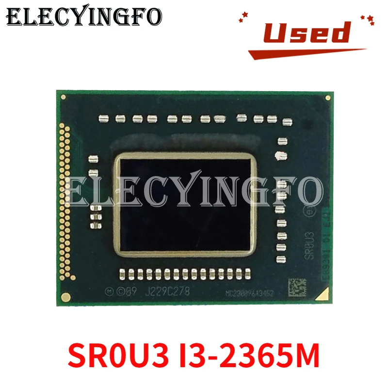 

Refurbished SR0U3 I3-2365M CPU BGA Chipset re-balled tested 100% good working