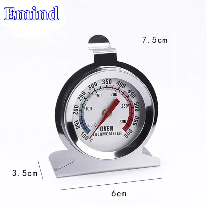 

Stainless Steel Oven/Refrigerator Thermometer High Temperature Microwave Oven Thermometer Baking Tools
