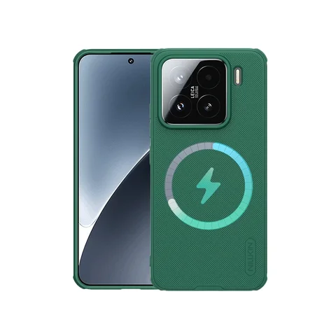 Магнитный чехол Nillkin для телефона Xiaomi 15 Pro/15, супер матовый щит, матовый ТПУ + ПК, противоударный, с защитой от отпечатков пальцев, матовая задняя крышка