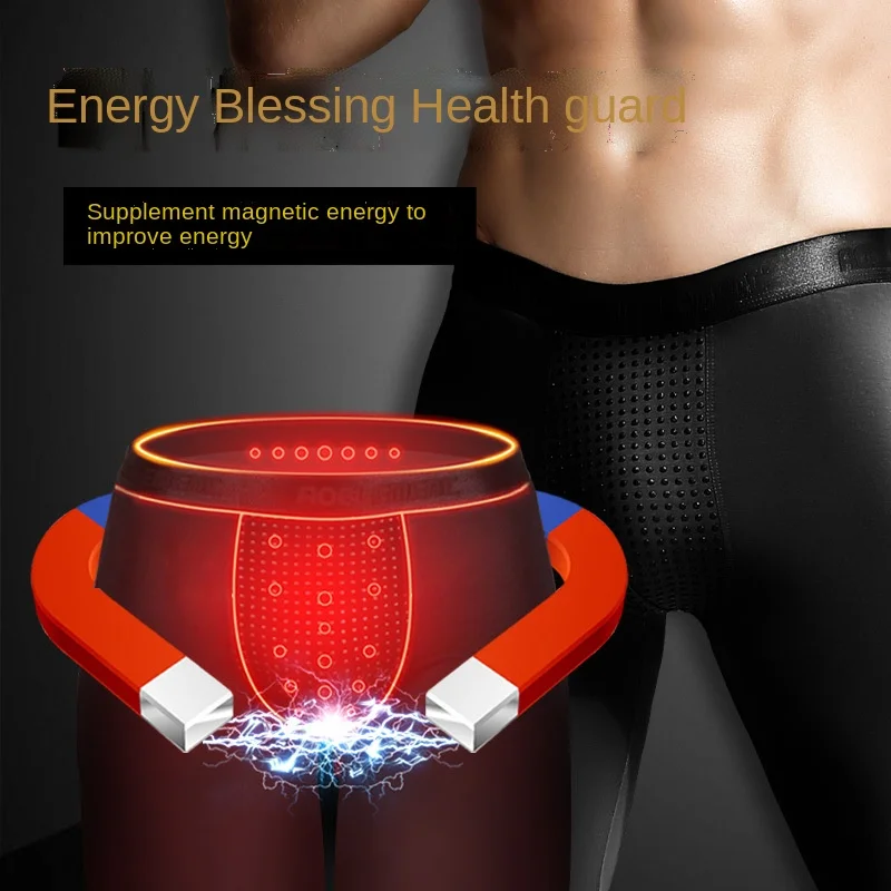 Health Boxers Brethable Warm Leggings Erotic Lingerie Heated Insulated Pantyhose Man Winter Thermal Long John Underwear Magneti