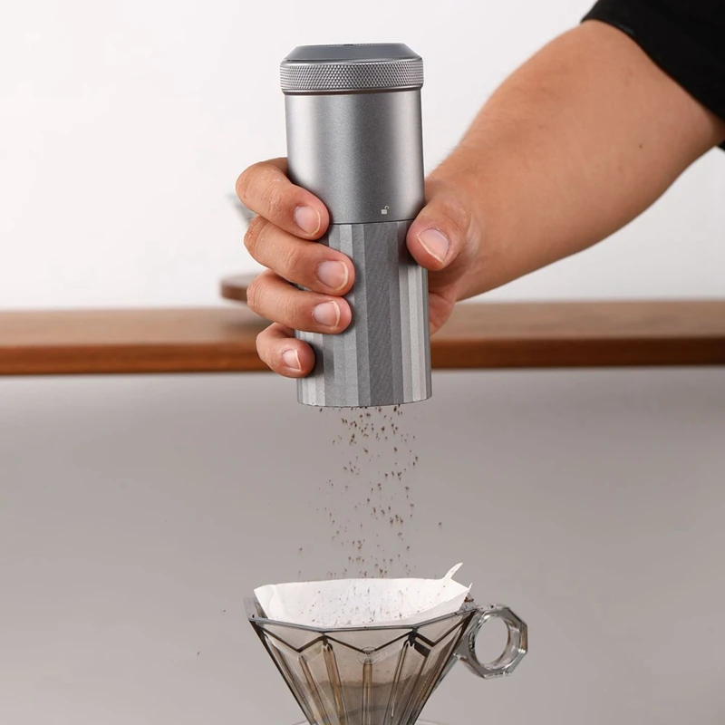 Кофемолка с регулируемой перезаряжаемой батареей