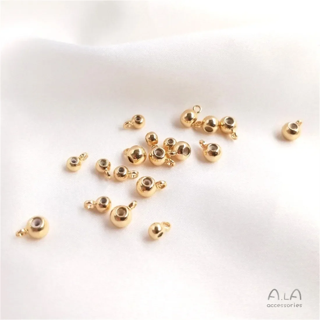 1 шт. сумка из золота 14 карат с подвесным кольцом силиконовая заглушка