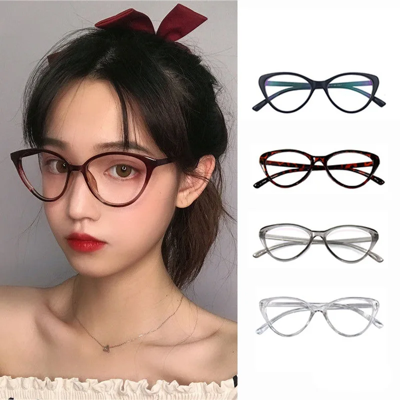 

Triangular Cat Eye Glasses Anti Blue Light Glasses Women Men Anti Eye Fatigue Computer Gaming Goggles Anti Blue Light Glasses