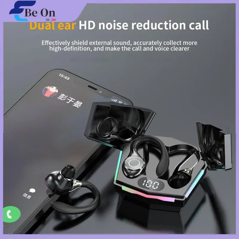 

Ipx5 Waterproof Headset With Charging Case Sport Headsets With Mic Hd Call Wireless Headphones For Headphones