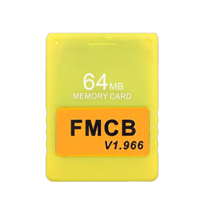 

Free McBoot v1.966 Card 8MB/16MB/32MB/64MB Memory Card Plug and Play Compatible with PS2 FMCB Version 1.966 Game Console