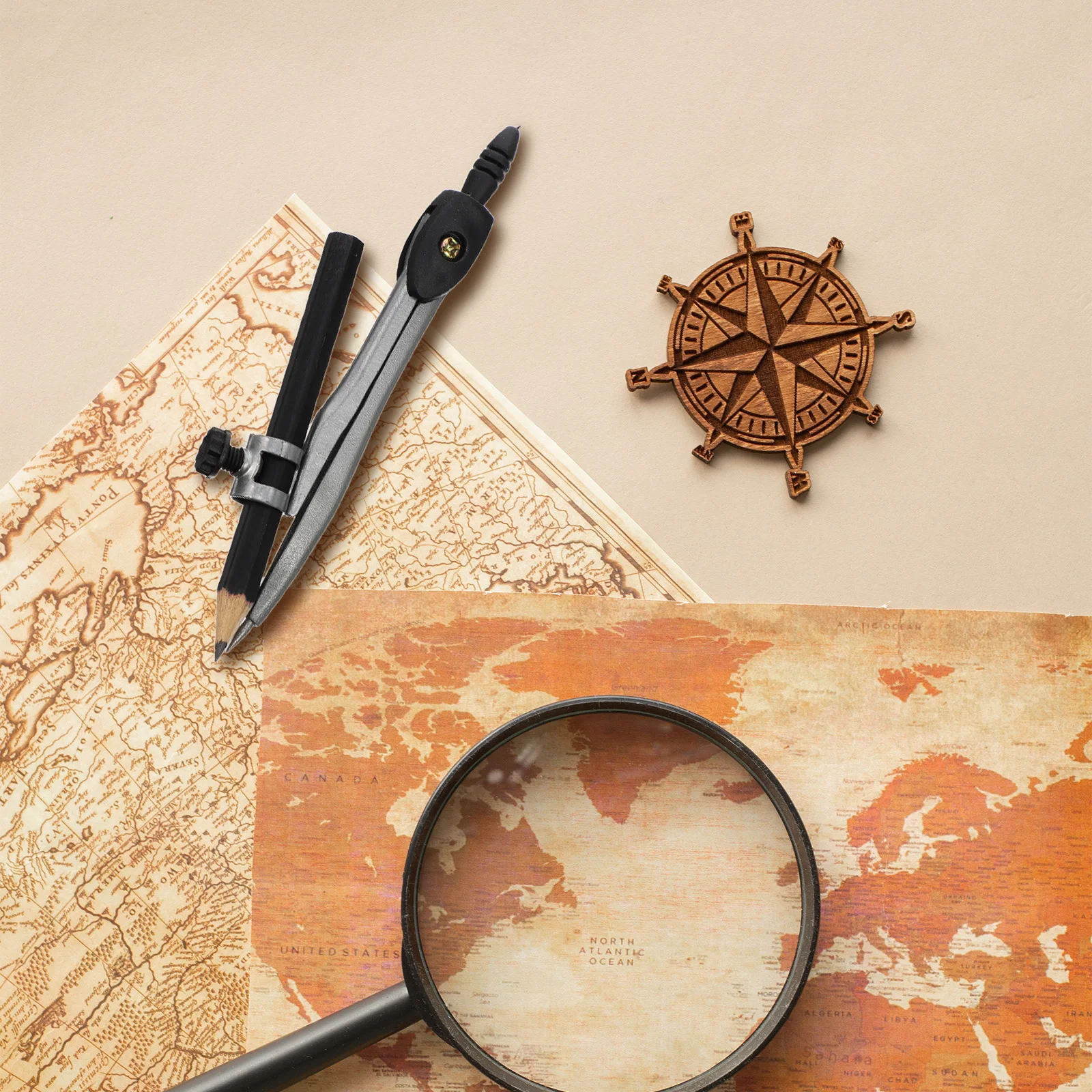 Геометрический Компас для черчения инструмент рисования математический набор