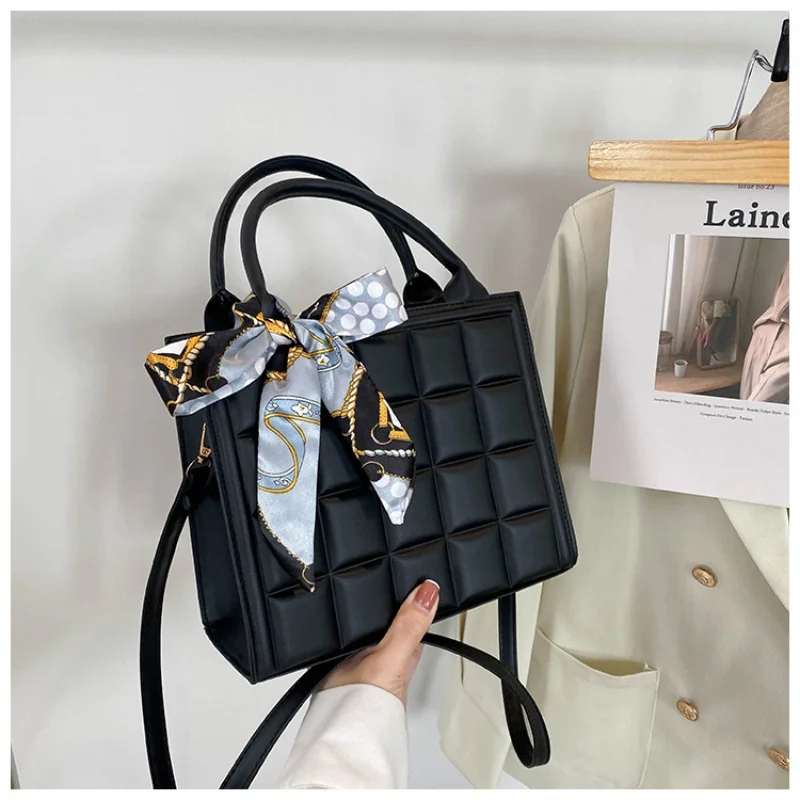 Модная женская сумка через плечо в стиле ретро простой шарф SIlk