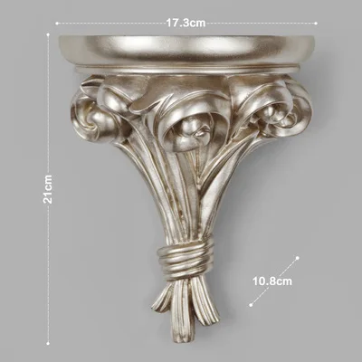 

Настенная декоративная полка из канифоли