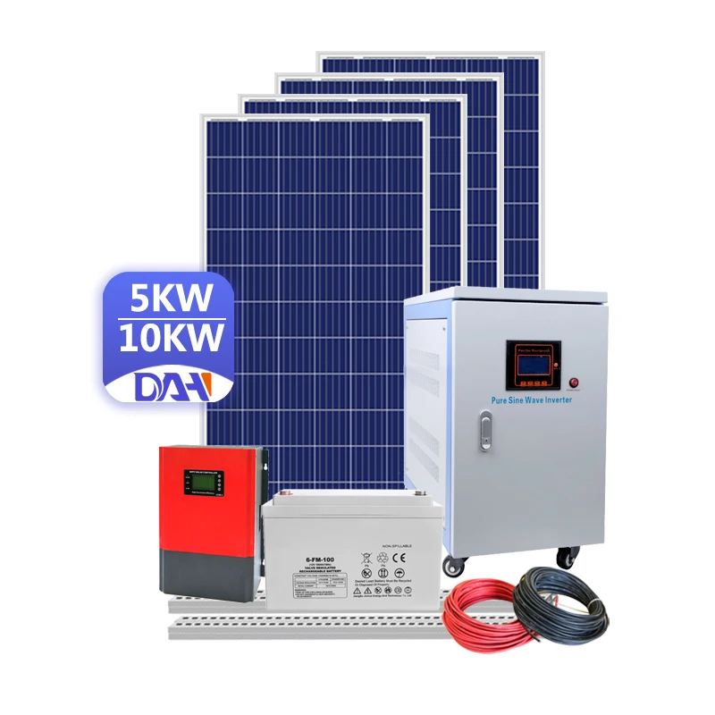 

5 кВт автономная солнечная энергетическая система, полный комплект солнечных батарей 10 кВт, система солнечных панелей