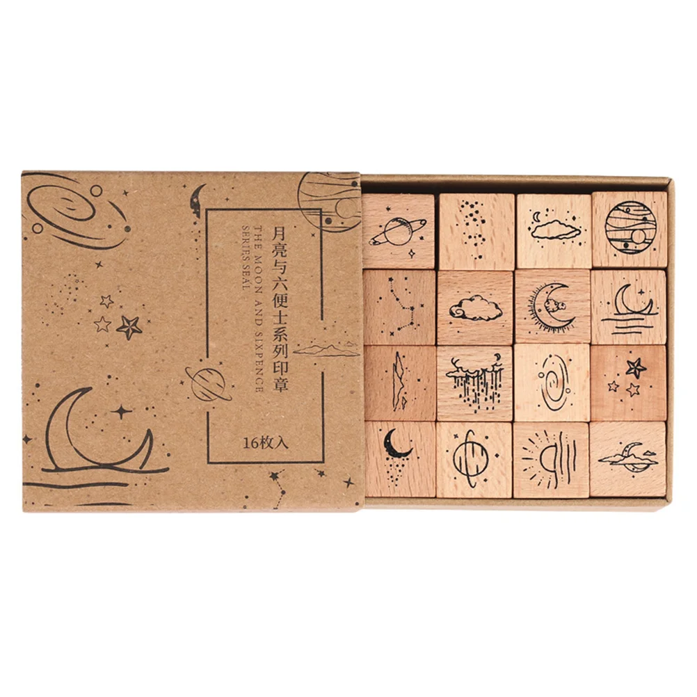 

Stamp Wooden Sealdiy Ink Making Scrapbook Kids Scrapbooking Diary Album Journal Wood Crafts Stampers Vintage Rubber Decorative