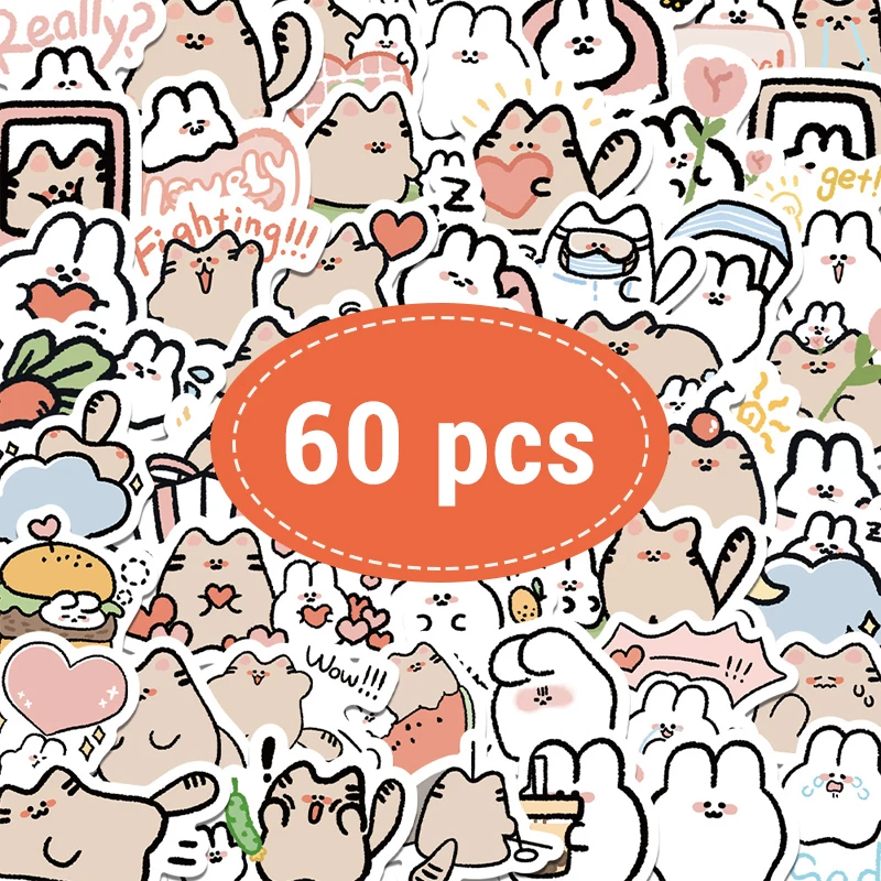 

Виниловые наклейки с кошками и кроликами