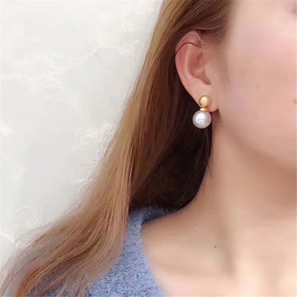 

S925 Sterling Silver Earring Hooks Accessories Gold Silver Ear Studs Ear Hooks Wire For Pearl Earrings Jewelry Making Findings