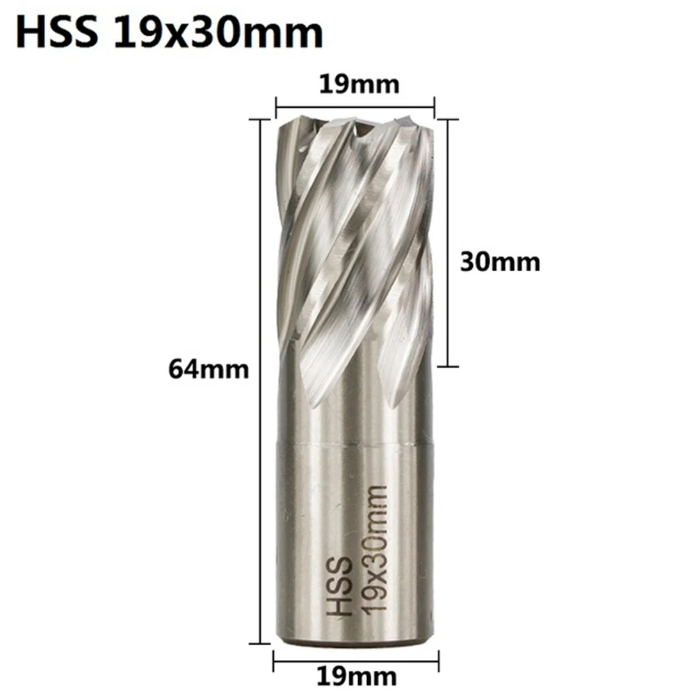 

Brand New Annular Cutter Drill Bit Metal Core 12/16/19/20/23/25/30/42mm