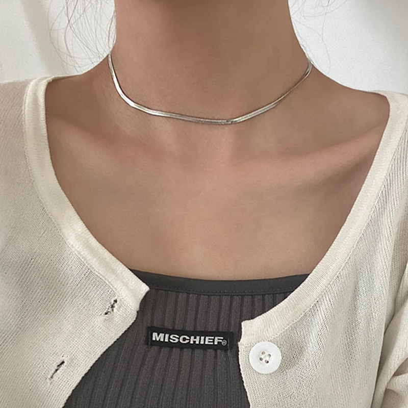 

Snake Chains Women's Neck Chain Female Necklace Hip Hop Luxury Designer Jewelry Accessories Offers With Free Shipping GaaBou