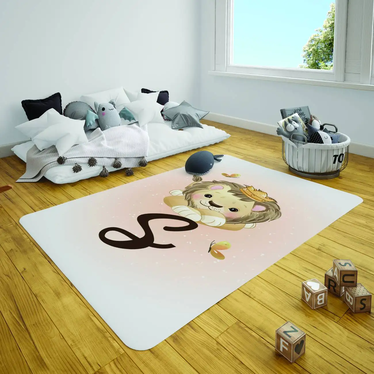 

Милый детский игровой коврик с буквенным принтом Король Лев люкс S круглый прямоугольный Детский ковер Ползунки для новорожденных padi Детск...