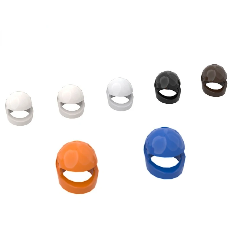 10 шт., детали MOC для детского шлема, 2446 10 шт., детали MOC для детского шлема, 2446