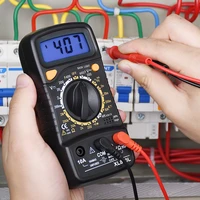 xl830l multimeter digital professional voltage tester ac dc 600v 10a current resistance diode hfe continuity meter for beginner