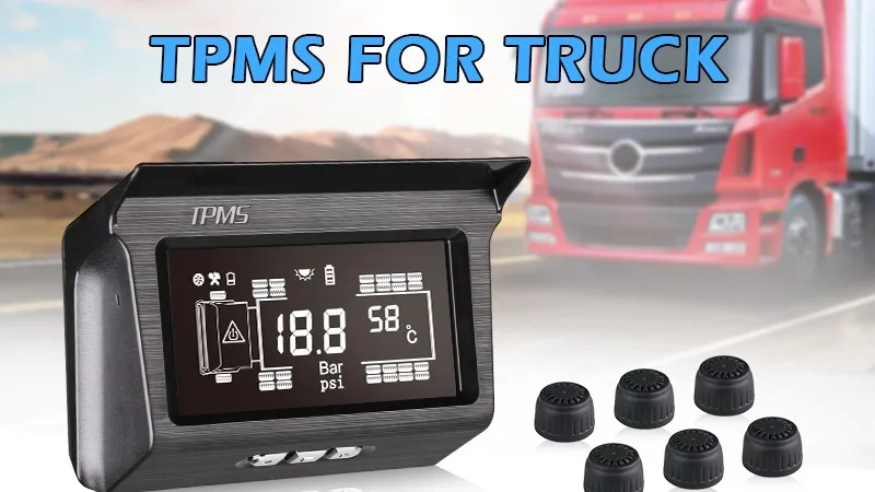 

188Psi External sensor 6-8-10-12-14-16-18-26 wheels Tire Pressure Monitoring system solar power Trailer bus truck TPMS