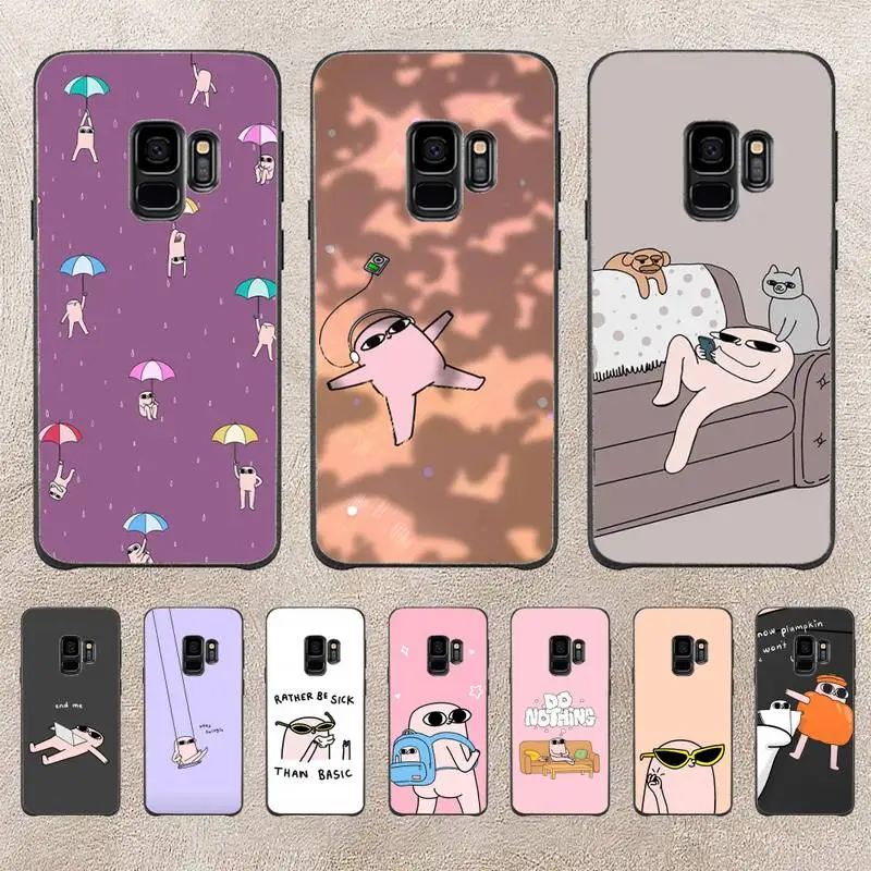 

Pink Cartoon Funny Big Eyes Ketnipz Phone Case For Samsung Galaxy Plus S9 S20Plus S20ULTRA S10lite S225G S10 Note20ultra Case