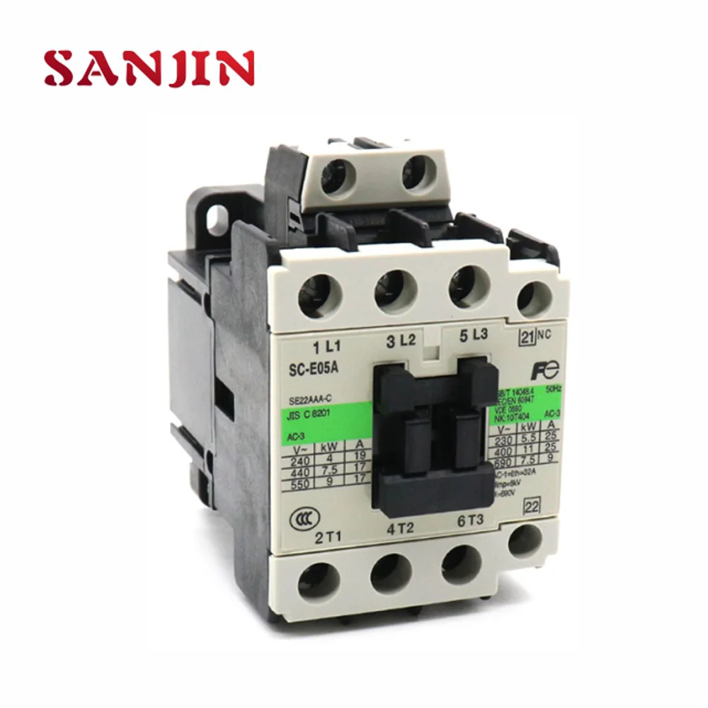 

FUJI Elevator Contactor SC-E02A / SC-E03A / SC-E04A / SC-E05A AC110V 220V 1PCS