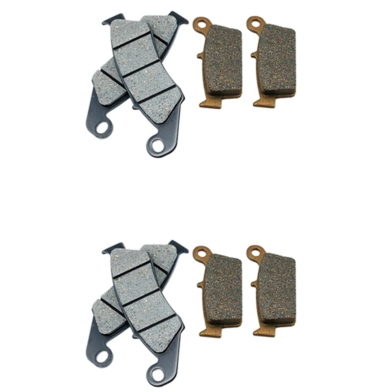 

4X Motorcycle Front And Rear Brake Pads Disc Brake Pads For Yamaha YZ125 YZ250 YZ450 YZ450F 2003-2007 WR250F 2003-2018