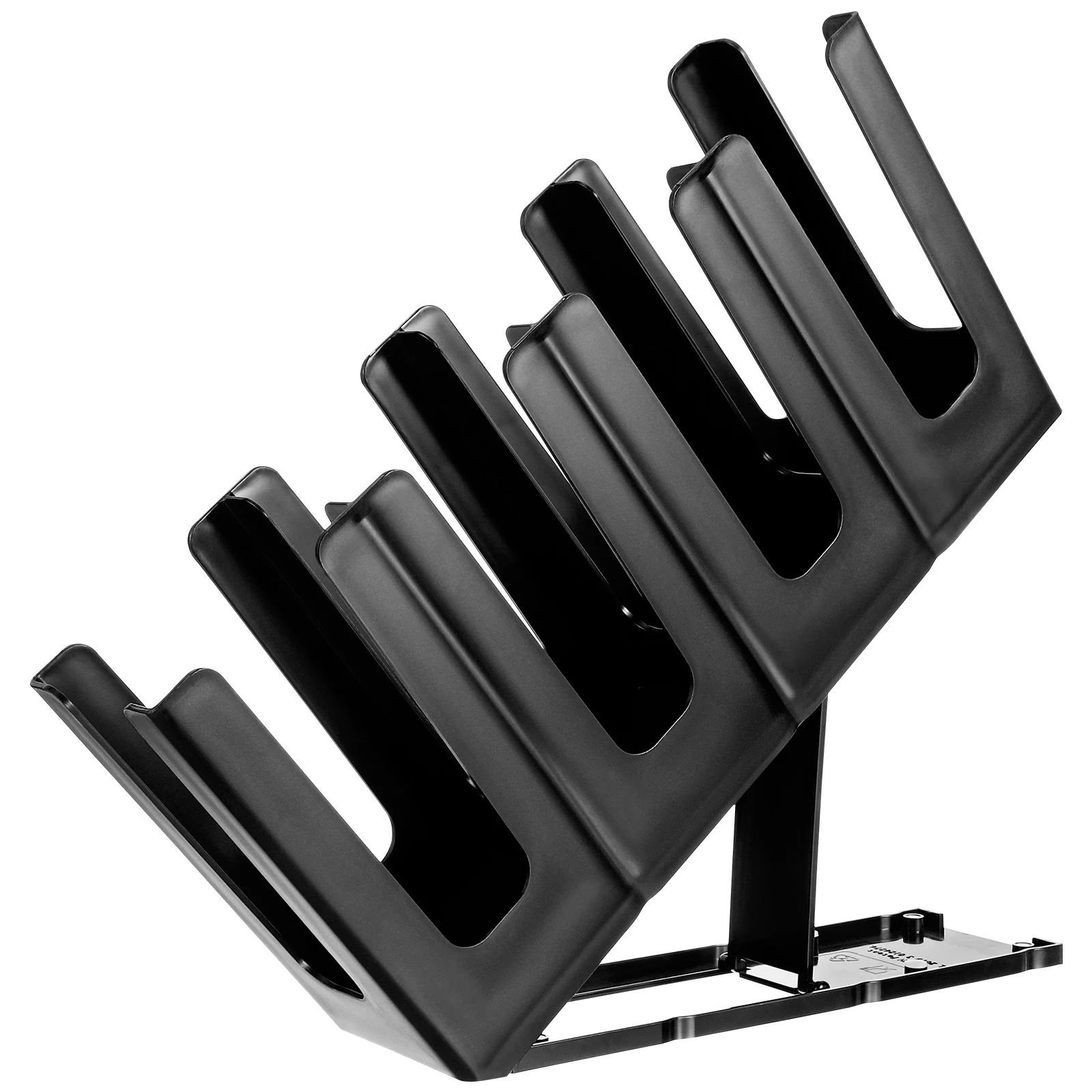 Slanted Four Grid Cup Holder Adjustable Rack Display for Paper Cups Storage Tea Counter Use Beverages Mugs Shelf Straw