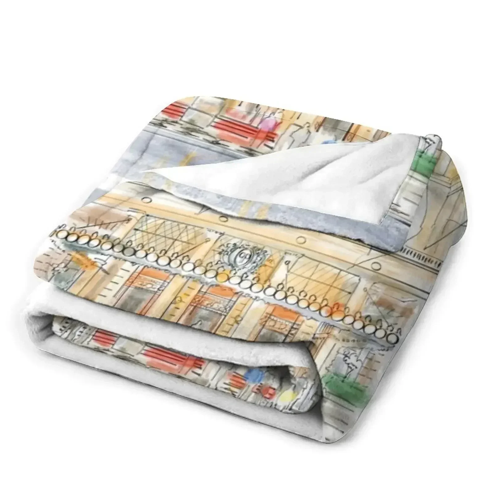 Одеяло The Plaza Hotel New York рождественские подарки меховые одеяла