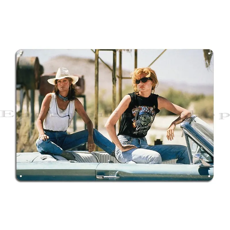 Металлическая вывеска Thelma And Louise