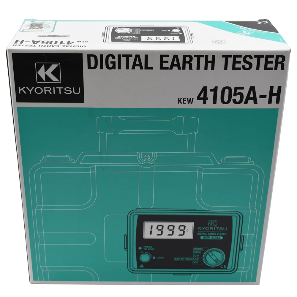 KYORITSU 4105A Digital Earth Resistance Tester KEW Multimeter Meter |