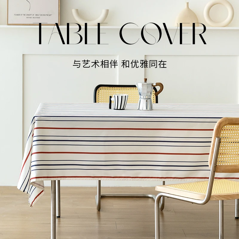 

Washable, oil resistant, waterproof, and atmospheric table cloth, canvas, desk mat, coffee table cloth, and tablecloth