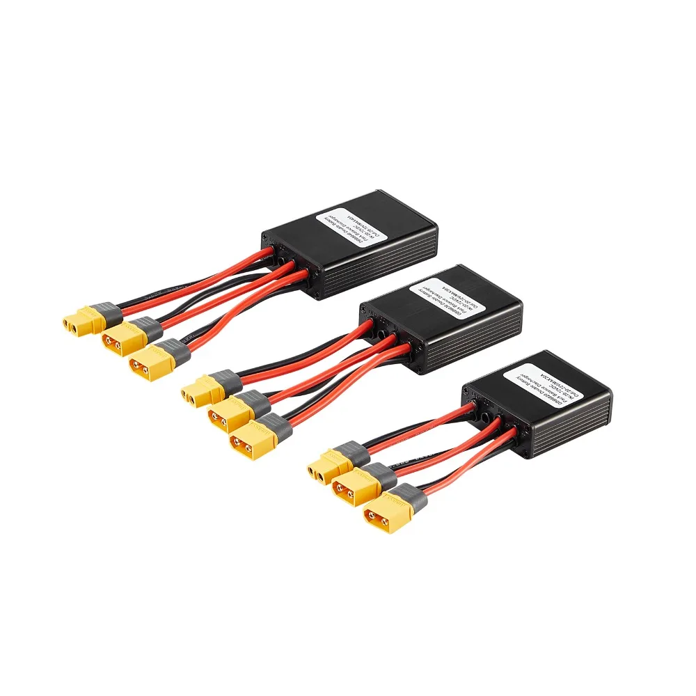 DC Double Battery Discharge Converter Male to Female Switch 