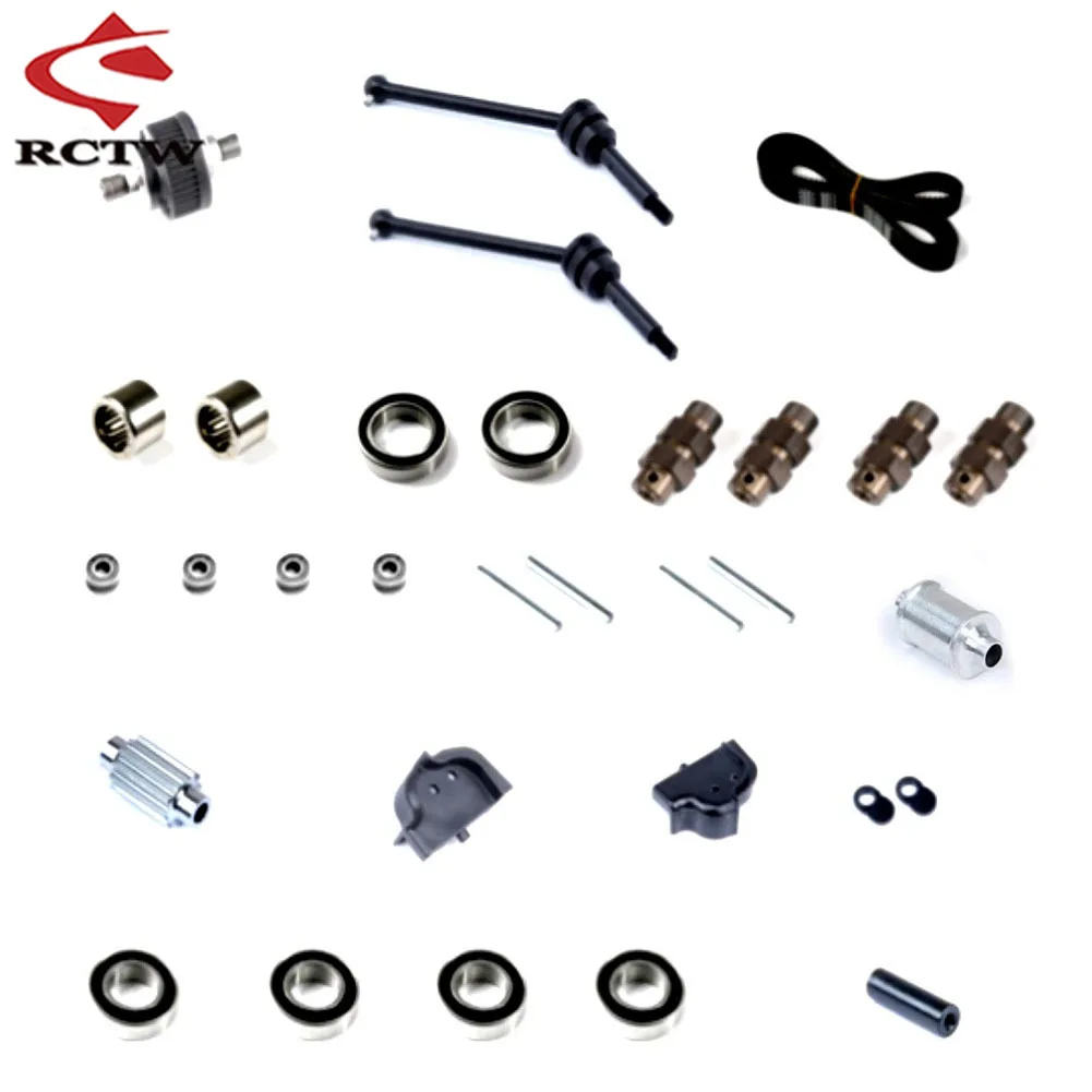 Комплект для модернизации радиоуправляемого автомобиля 2WD на 4WD, 1/5 HPI FG Monster Hummer Truck ROFUN ROVAN Big Monster Truck, запасные части