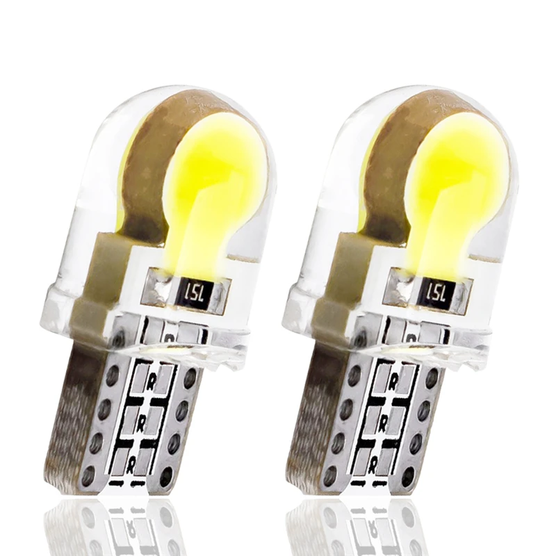 1 шт. Автомобильные светодиодные лампы T10 LED W5W 194 168 светодиодный ная Лампа 501 2825 COB