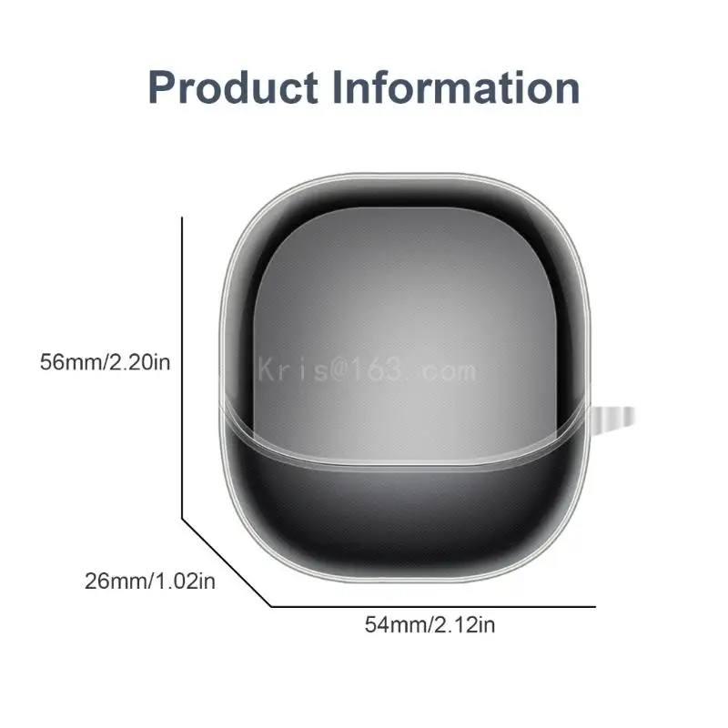 Защитный чехол для беспроводных наушников Buds 5 противоударный из ТПУ с