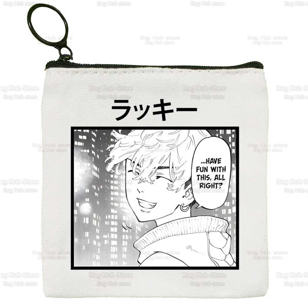 Tokyo Revengers Sano Manjiro Hinata Japanese Anime Canvas Bag Design Canvas Simple and Fashionable Storage Bag
