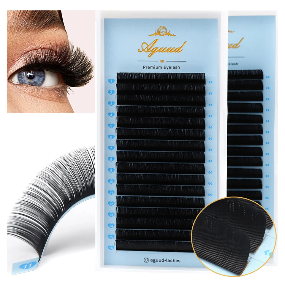 Ресницы Накладные из искусственной норки 5-25 мм 16 рядов