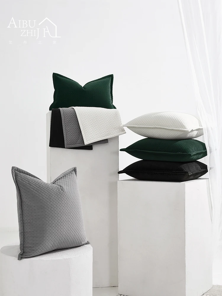 

Cushion Cover 50x50cm 30x50cm Home Decor Sofa Cushion Solid White Black Green Throw Pillow Case for Living Room Car Pillow Cover
