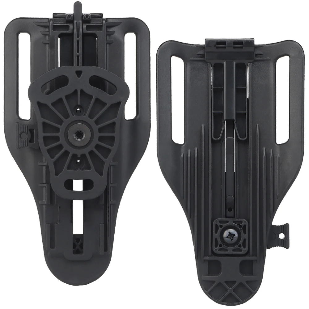 

Tactical Airsoft Adjustable Belt Loop Gun Holster Adapter for Glock 17 19 Sig P226 Holsters Vertical Belt Loop Platform